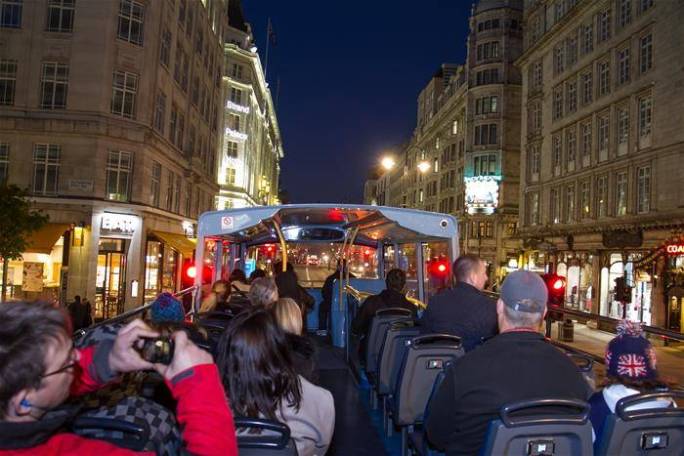 a group of people on a city street