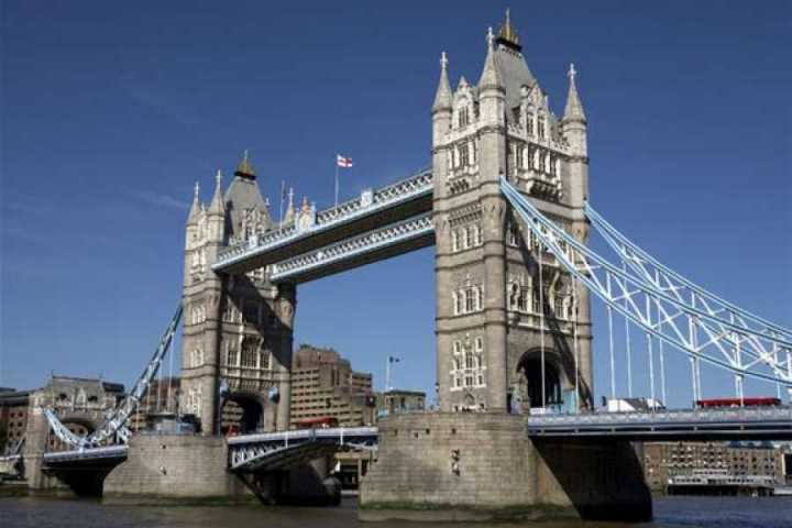 a large bridge over some water