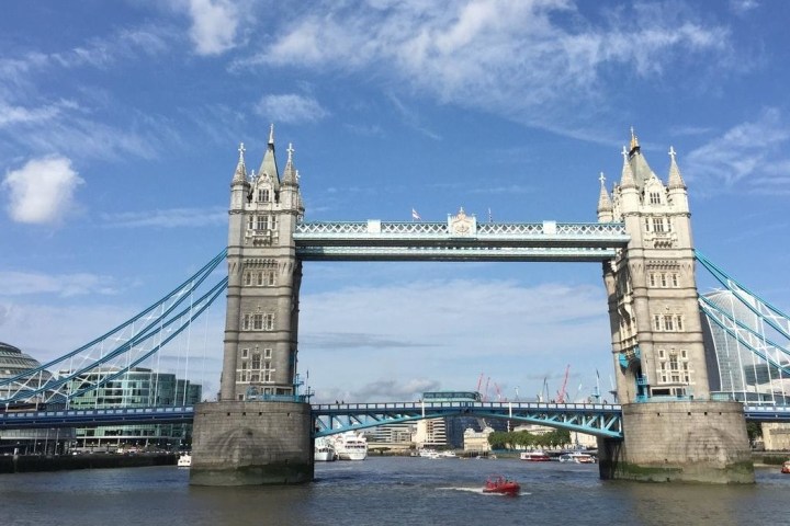 a large bridge over some water
