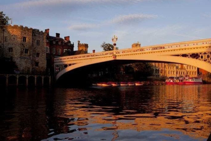 a bridge over a body of water
