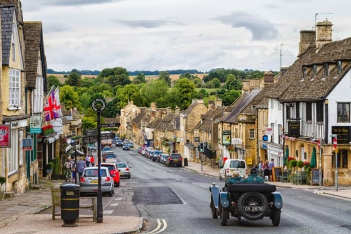 a house in the middle of a city street